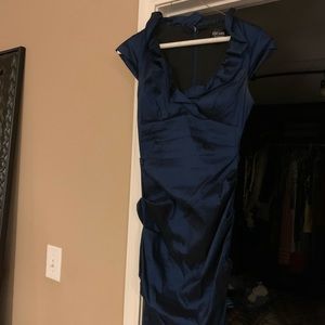 Royal blue dress